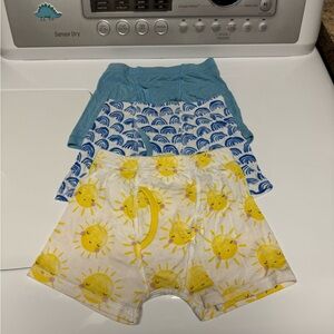 Little Sleepies set of 3 boys boxer briefs - GUC size Small (6/7)